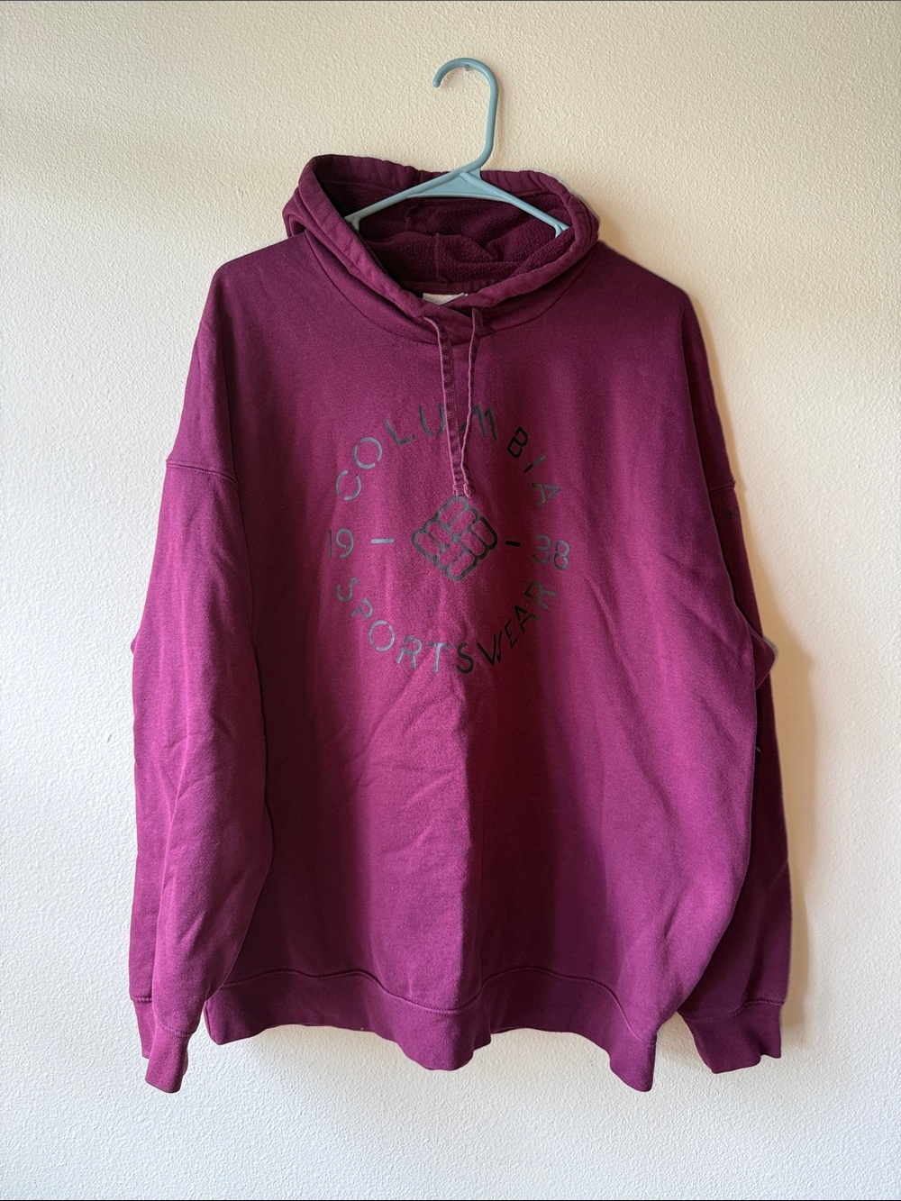 Columbia Men's Pullover Hoodie - Plum